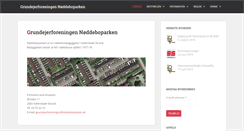 Desktop Screenshot of noddeboparken.dk